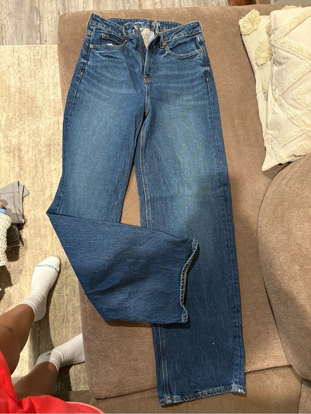 Old Navy Women's Blue Jean Shorts - Dark Indigo Wash